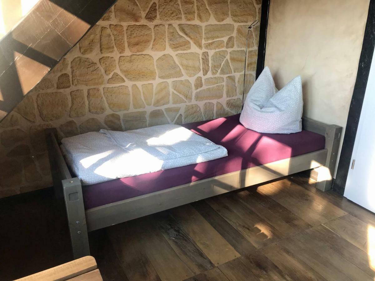 Ferienwohnung Wachstube Mit 3 Schlafraeumen Im Rittergut Leppersdorf Wachau Dış mekan fotoğraf