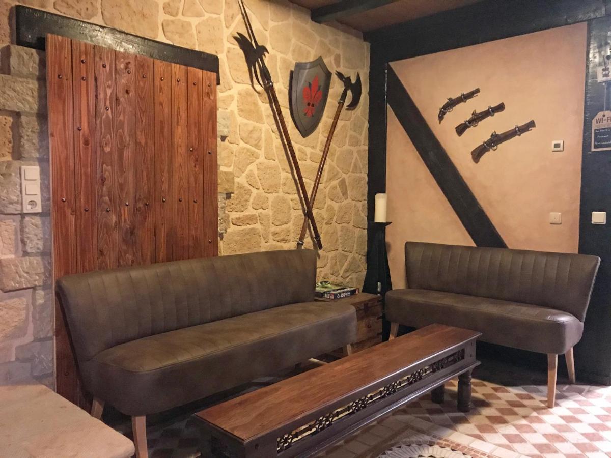 Ferienwohnung Wachstube Mit 3 Schlafraeumen Im Rittergut Leppersdorf Wachau Dış mekan fotoğraf
